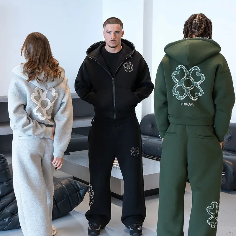 Street Fashion Y2K - İlkbahar Sonbahar Büyük Beden 4 Yapraklı